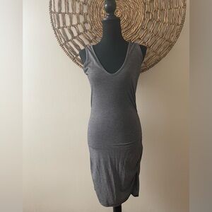 Saint Grace Striped Gray Dress